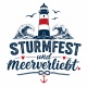 Tasse »Sturmfest und meerverliebt«