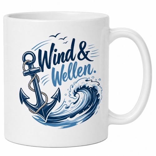 Tasse »Wind & Wellen«