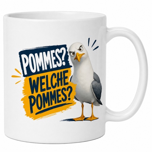 Tasse »Pommes? Welche Pommes?«