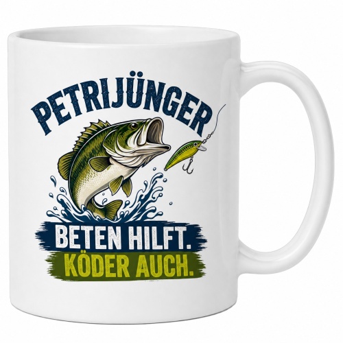 Tasse »Petrijünger – Beten hilft....