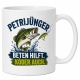 Tasse »Petrijünger – Beten hilft. Köder auch.«