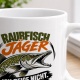 Tasse »Raubfisch Jäger – Ich beiße nicht. Meistens.«