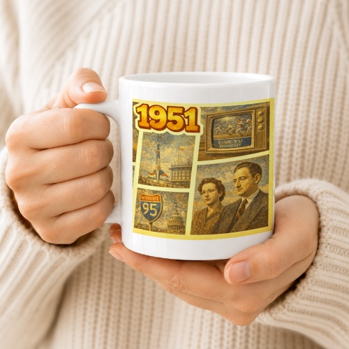 Tasse »1951 – Zeitgeschichte & Symbole«