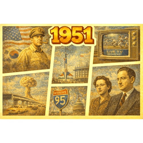 Tasse »1951 – Zeitgeschichte & Symbole«
