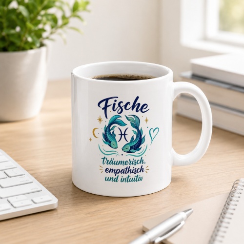 Tasse »Fische – träumerisch, empathisch,...