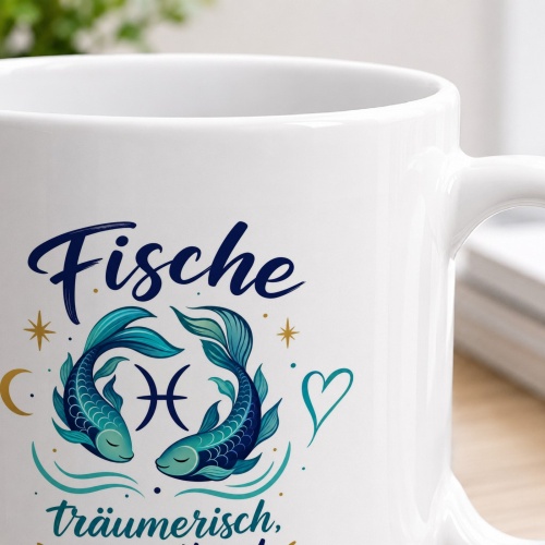 Tasse »Fische – träumerisch, empathisch, intuitiv«