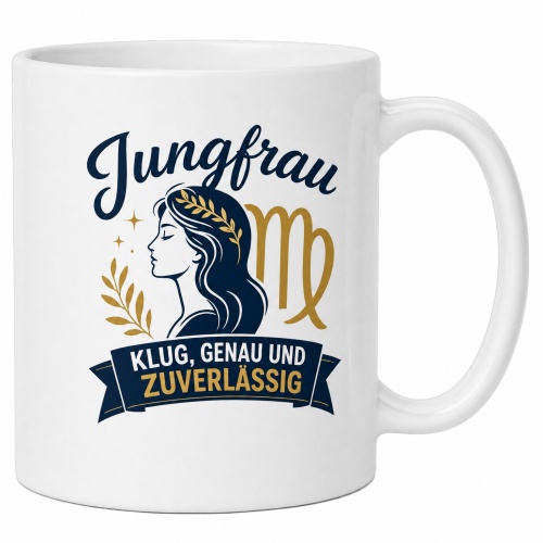 Tasse »Jungfrau – Klug, genau und...