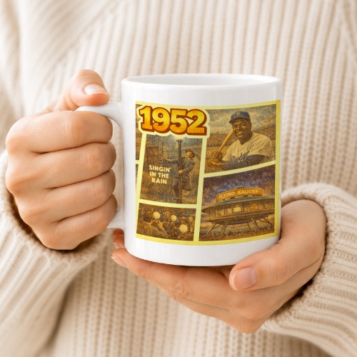 Tasse »1952 – Ikonen & Highlights des Jahres«