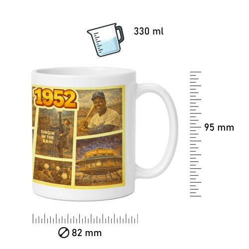 Tasse »1952 – Ikonen & Highlights des Jahres«