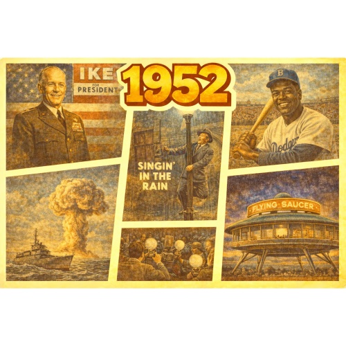 Tasse »1952 – Ikonen & Highlights des Jahres«