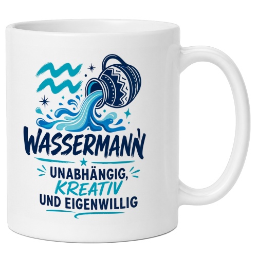 Tasse »Wassermann«