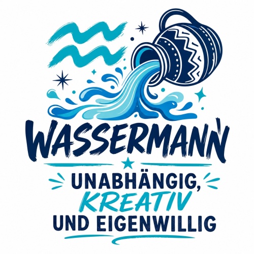 Tasse »Wassermann – Unabhängig, kreativ,...