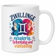 Tasse »Zwillinge – neugierig, lebendig und vielseitig«