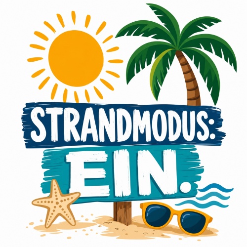 Tasse »Strandmodus: EIN.«