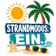 Tasse »Strandmodus: EIN.«