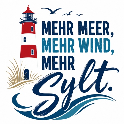 Tasse »Mehr Meer, mehr Wind, mehr Sylt«