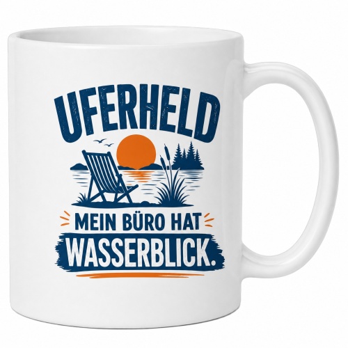 Tasse »Uferheld – Mein Büro hat...