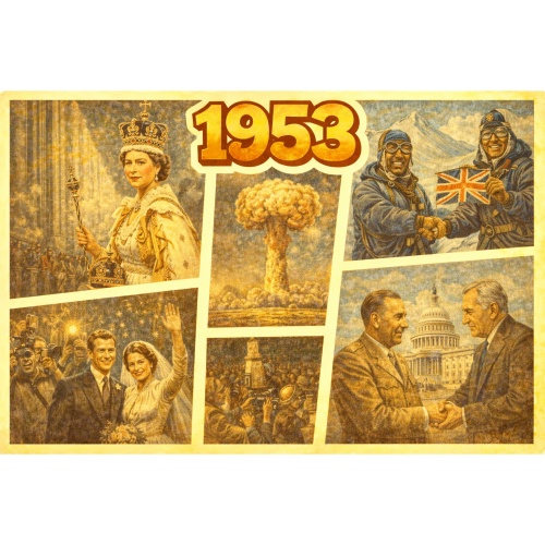 Tasse »1953 – Historische Momente«