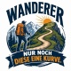 Tasse »Wanderer – Nur noch diese eine Kurve«