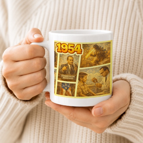 Tasse »1954 – Geschichte & Zeitgeschehen«