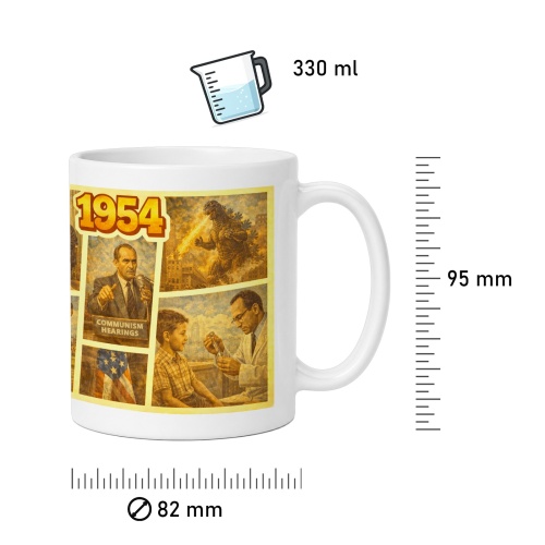 Tasse »1954 – Geschichte & Zeitgeschehen«