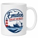 Tasse »Emden – Moin mit Hafenblick«