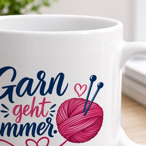 Tasse »Garn geht immer.«
