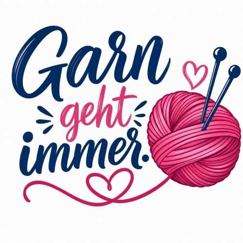 Tasse »Garn geht immer.«