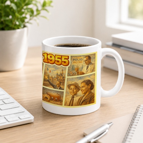 Tasse »1955 – Historische Momente«