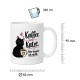 Tasse »Kaffee und Katze. Mehr brauche ich nicht.«