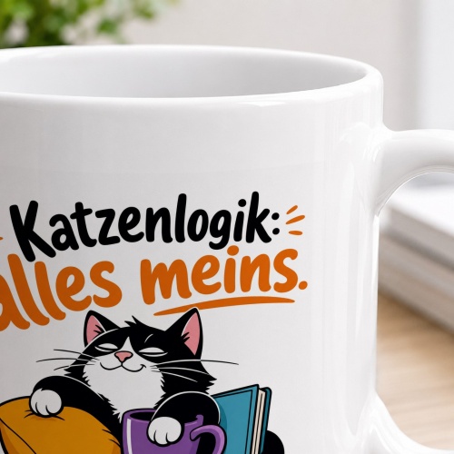 Tasse »Katzenlogik: alles meins.«
