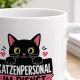 Tasse »Katzenpersonal im Dienst«