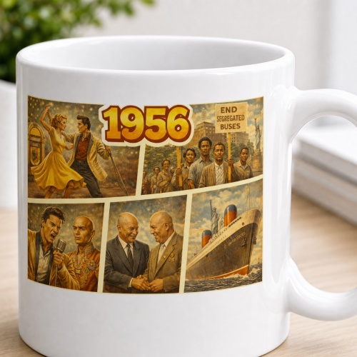 Tasse »1956 – Zeitreise & Retro-Feeling«