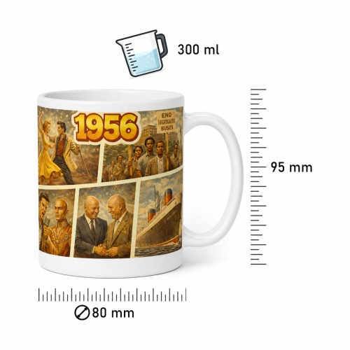 Tasse »1956 – Zeitreise & Retro-Feeling«