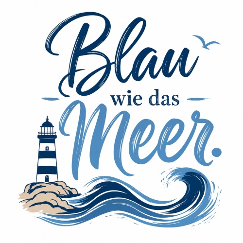 Tasse »Blau wie das Meer«
