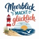 Tasse »Meerblick macht glücklich«