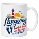 Tasse »Langeoog – barfuß durch die Inselzeit«