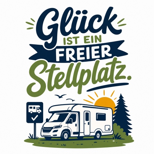 Tasse »Glück ist ein freier Stellplatz«