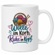 Tasse »Wolle im Korb, Ruhe im Kopf«