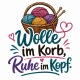 Tasse »Wolle im Korb, Ruhe im Kopf«