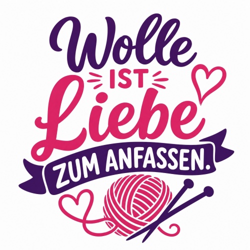 Tasse »Wolle ist Liebe zum Anfassen«