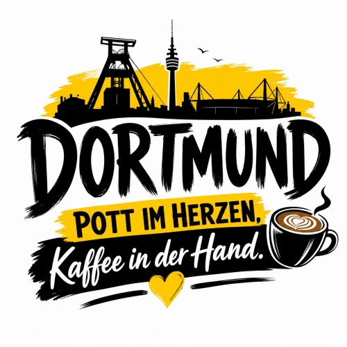 Tasse »Dortmund – Pott im Herzen, Kaffee in...