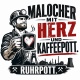 Tasse »Malocher mit Herz und Kaffeepott. Ruhrpott.«