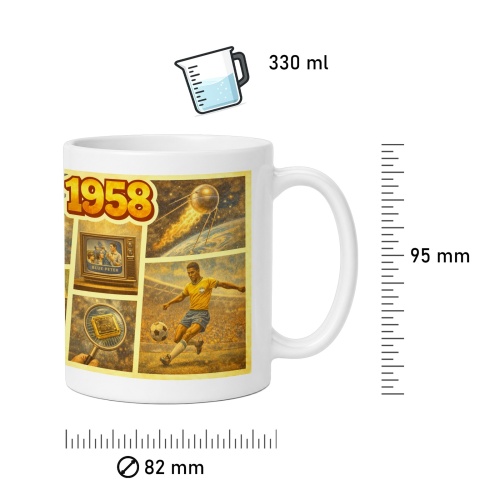 Tasse »1958 – Zeitreise in das Jahr«