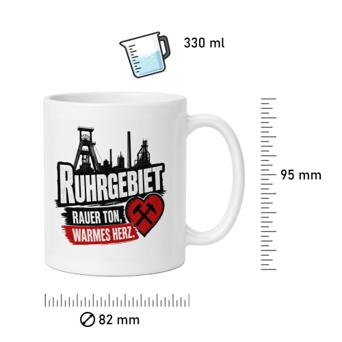 Tasse »Ruhrgebiet – Rauer Ton, warmes Herz«