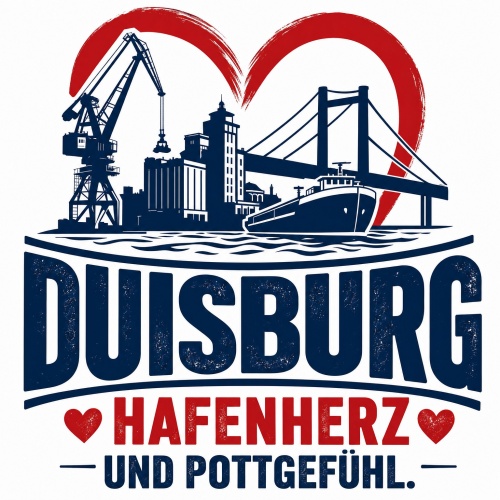 Tasse »Duisburg Hafenherz und Pottgefühl«