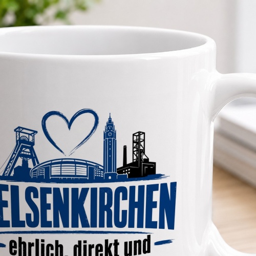 Tasse »Gelsenkirchen ehrlich, direkt und pottverliebt«