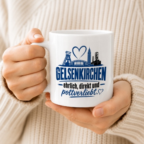 Tasse »Gelsenkirchen ehrlich, direkt und pottverliebt«