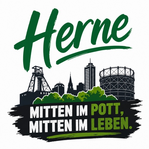 Tasse »Herne – Mitten im Pott, mitten im...
