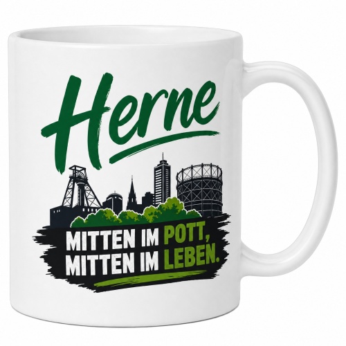 Tasse »Herne – Mitten im Pott, mitten im...